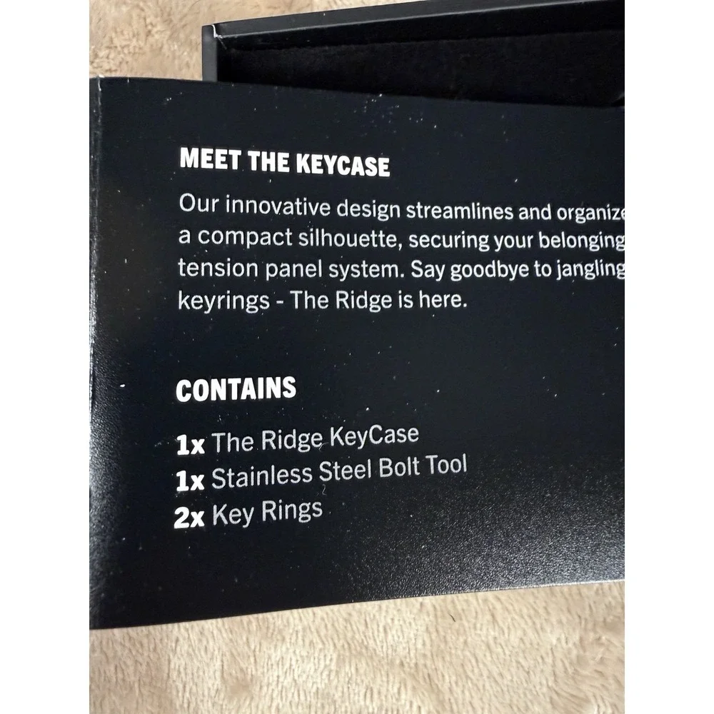 Ridge The KeyCase Eucalyptus Key Organizer Holder Compact Keychain New in Box